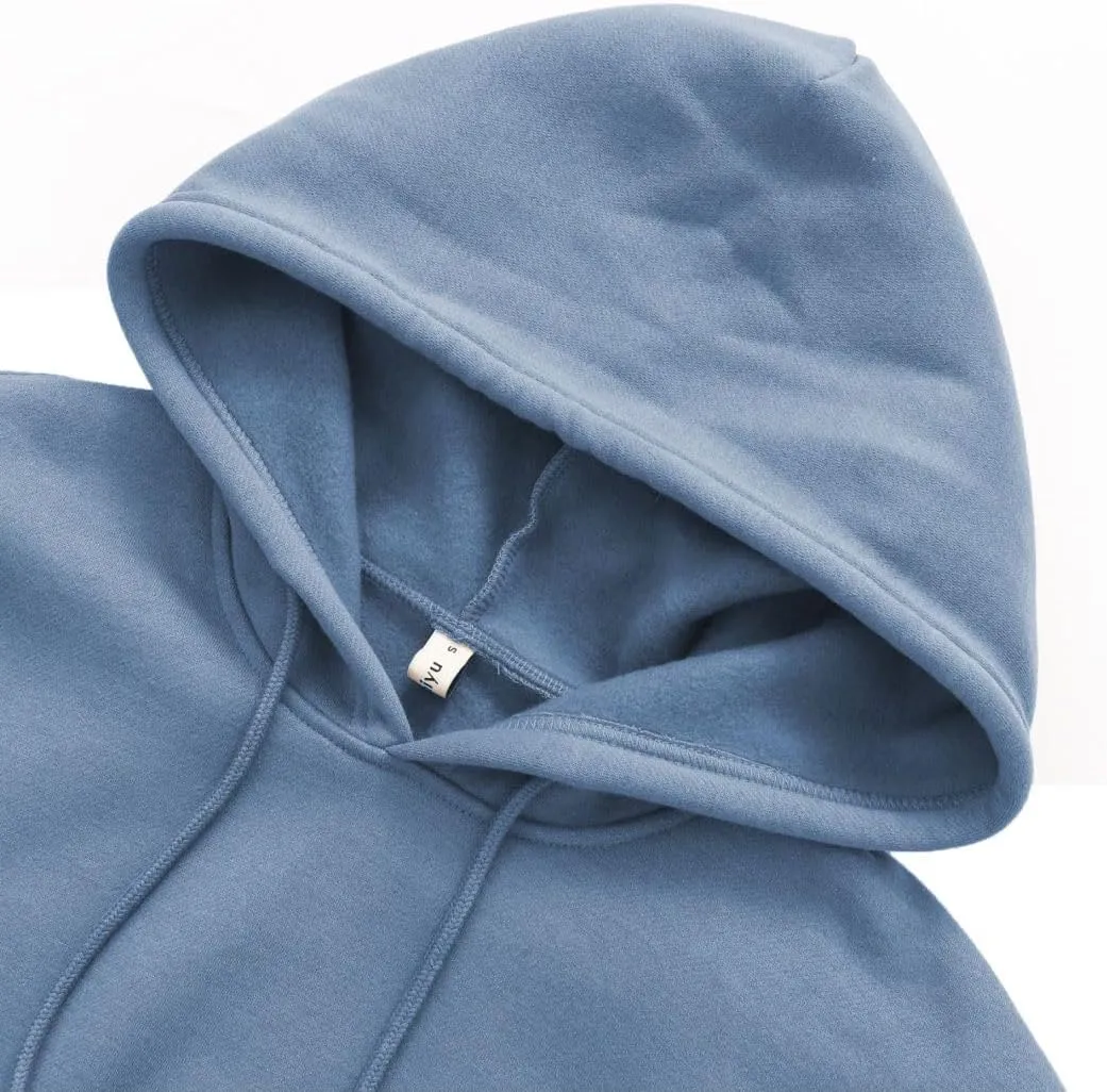 Amazhiyu Women's Cropped Hoodies Long Sleeves Fleece Crop Top Sweatshirt with Hooded