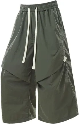 Bicycle Shorts for Men Football Oversize Low Hemming Cropped Patterned Running Shorts for Men Corsets Casual Cargo