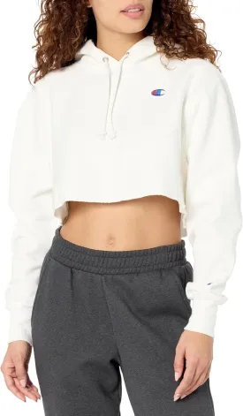 Champion Women's Cropped Pullover Hoodie, Reverse Weave Cropped Hooded Sweatshirt, Our Best Cropped Hoodies for Women