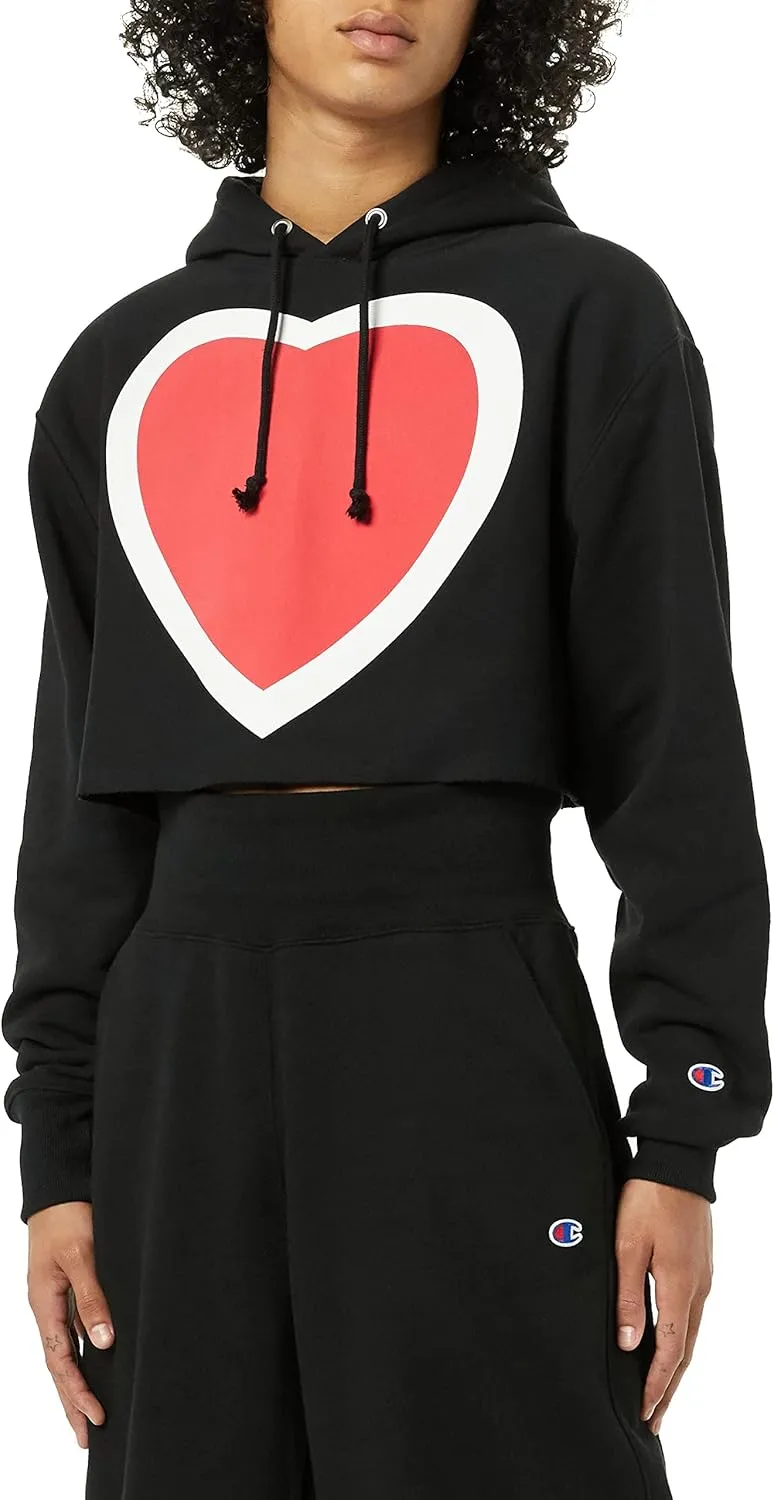Champion Women's Cropped Pullover Hoodie, Reverse Weave Cropped Hooded Sweatshirt, Our Best Cropped Hoodies for Women