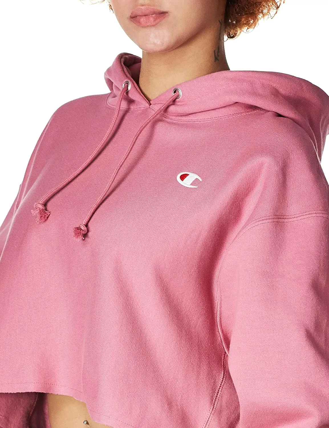 Champion Women's Cropped Pullover Hoodie, Reverse Weave Cropped Hooded Sweatshirt, Our Best Cropped Hoodies for Women