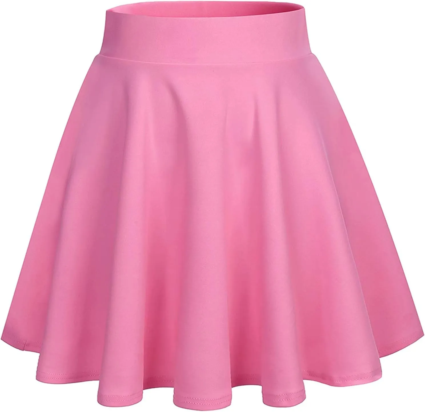DRESSTELLS Women's Casual Skirt 2025, Stretchy High Waist Aline Mini Skater Skirts