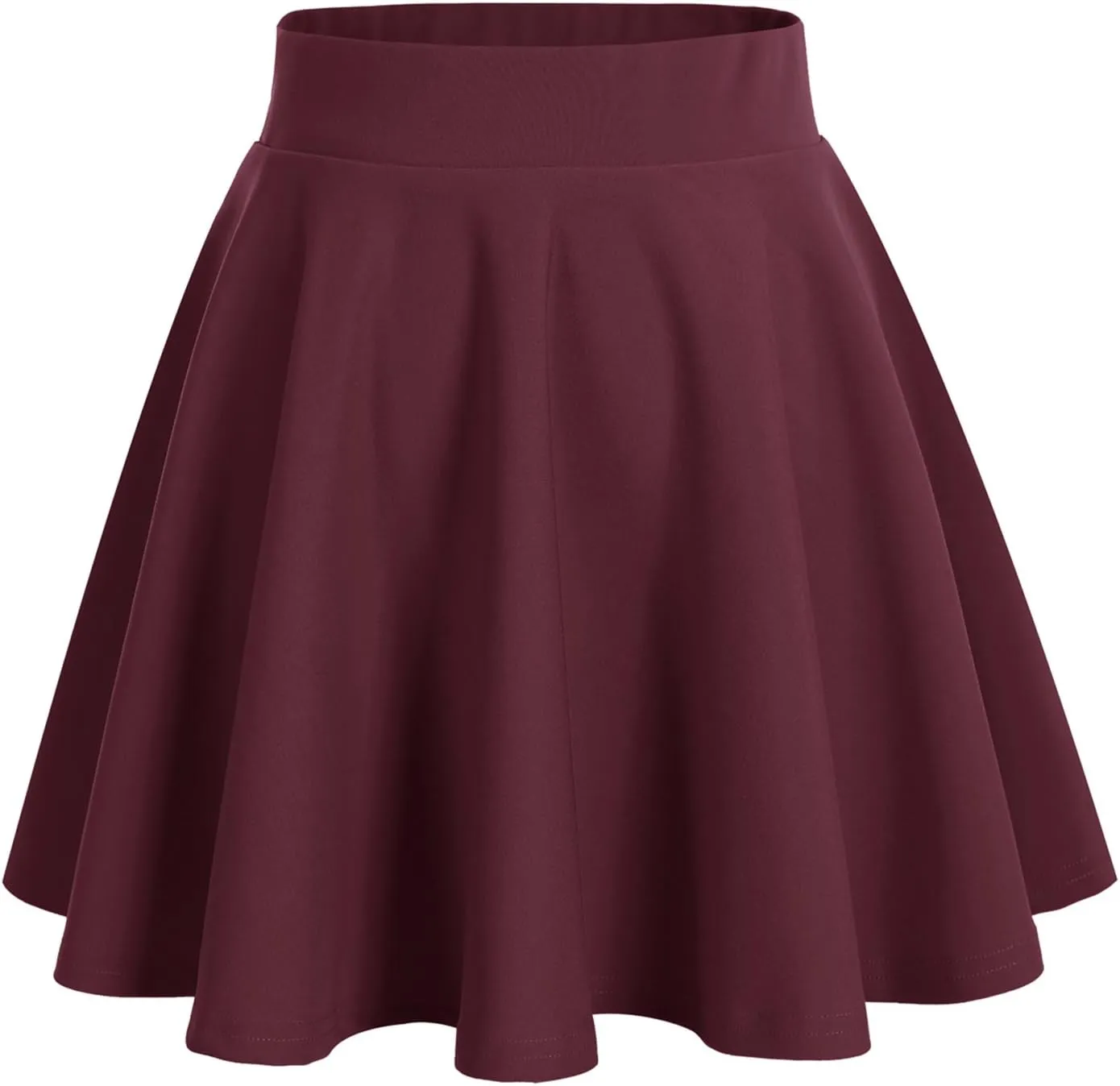 DRESSTELLS Women's Casual Skirt 2025, Stretchy High Waist Aline Mini Skater Skirts
