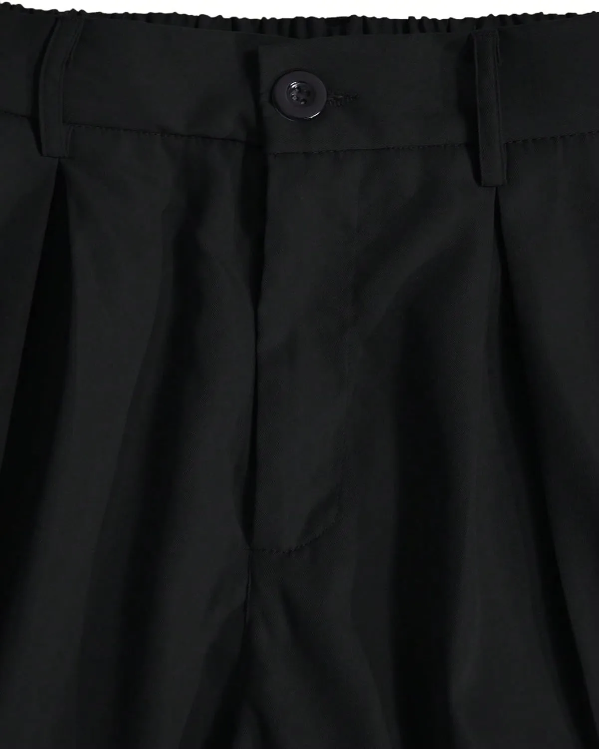 GORGLITTER Men's Pleated Wide Leg Pants Straight High Waisted Work Pants Trousers with Pocket