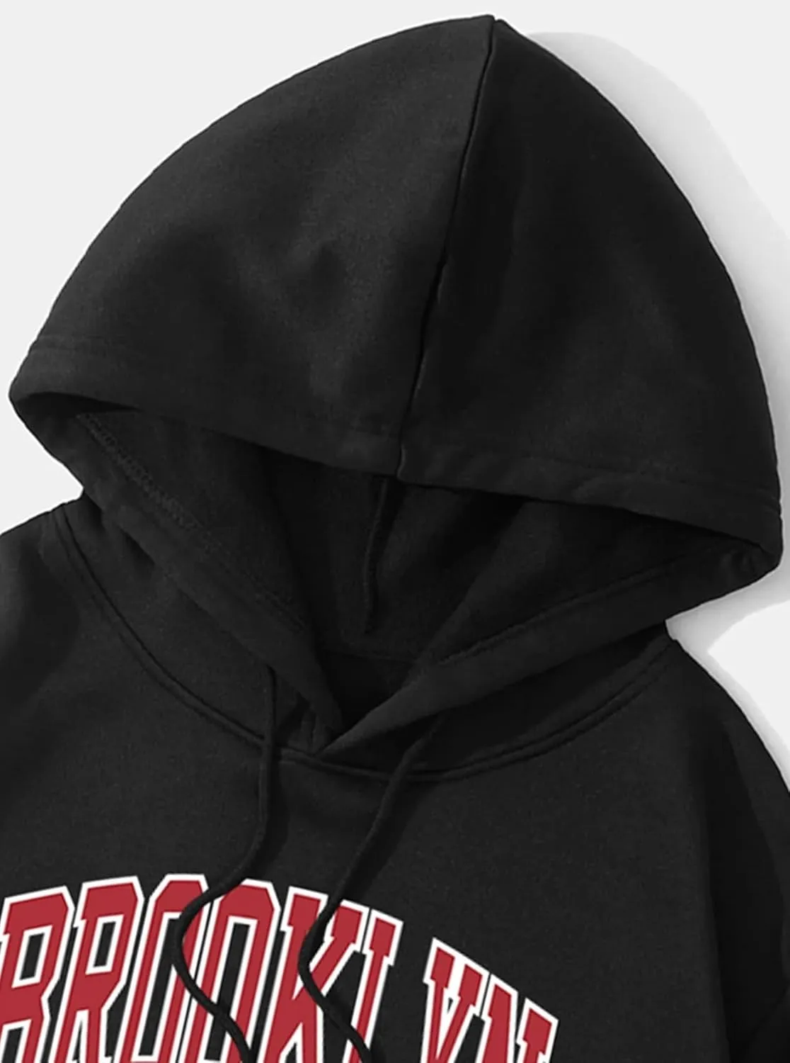Hilinker Womens Graphic Long Sleeve Cropped Hoodies Drawstring Hooded Sweatshirt
