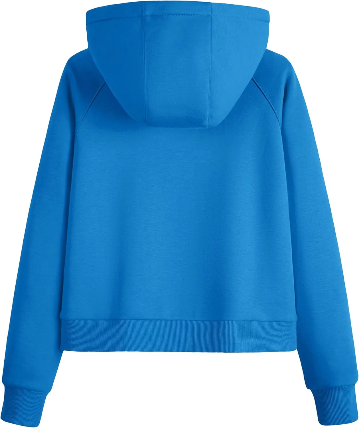 MAGCOMSEN Women's Half Zip Cropped Sweatshirts Fleece Lined Hoodie Quarter Zip Pullover Activewear Sweater with Pockets