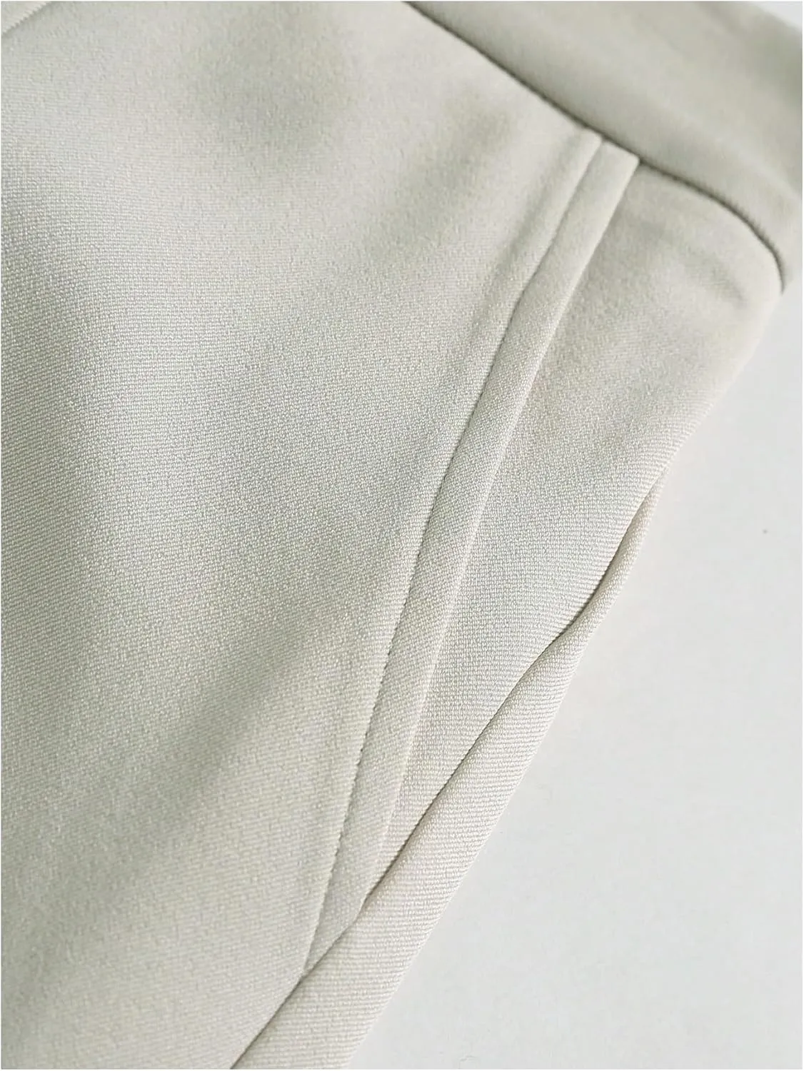 OYOANGLE Men's Pleated Trousers Straight Leg Business Work Office Casual Dress Pants Pockets Long Slacks