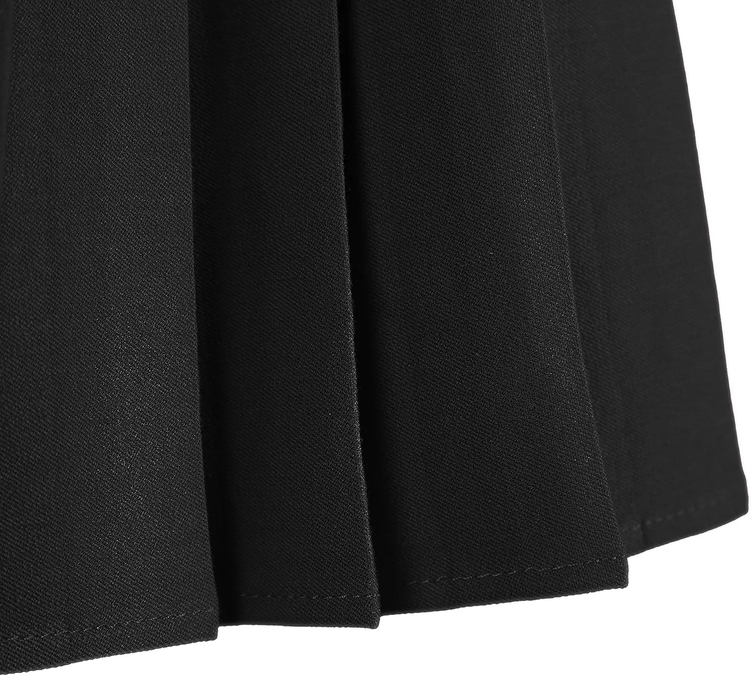 Urban CoCo Women's Elastic Waist Tartan Pleated School Skirt